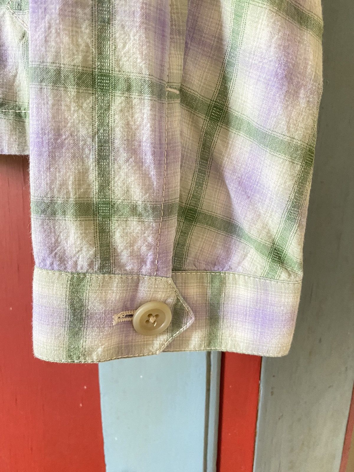 Coleman Coleman Pastel Plaid Western-Style Jacket shirt Size M / US 6-8 / IT 42-44 - 13 Thumbnail