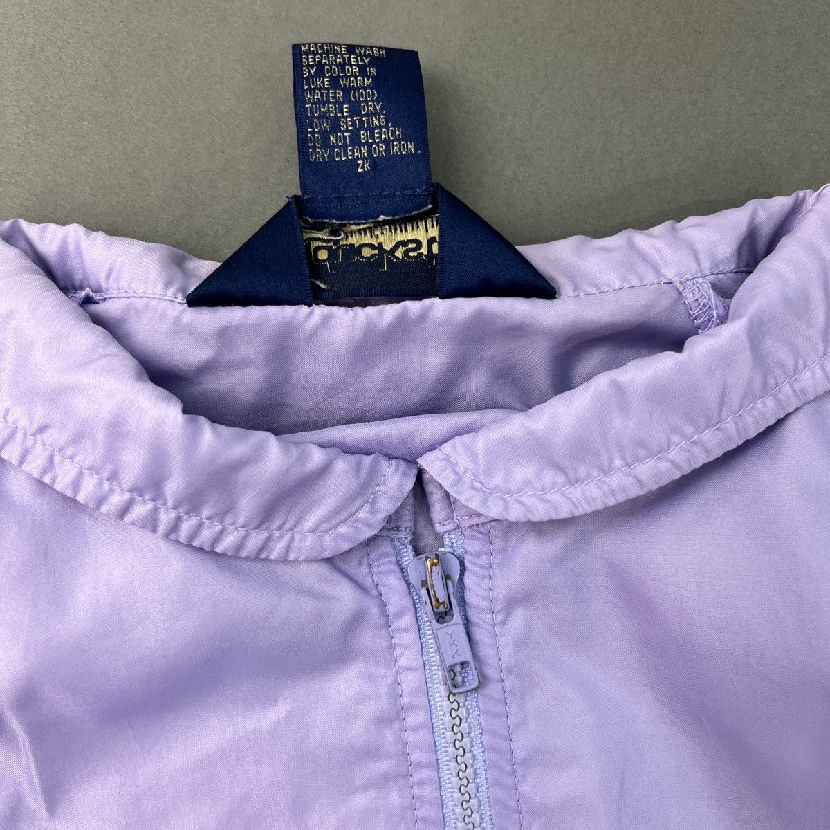 Other 1980s Vintage Pastel Purple Zip Up Jacket Size US M / EU 48-50 / 2 - 10 Thumbnail