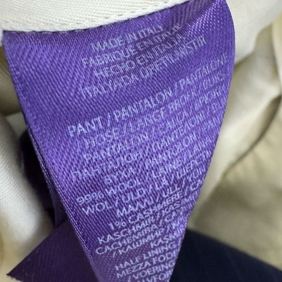Ralph Lauren Purple Label Ralph Lauren Purple Label Pinstripe Pants Wool Navy Blue Men Size US 38 / EU 54 - 4 Thumbnail