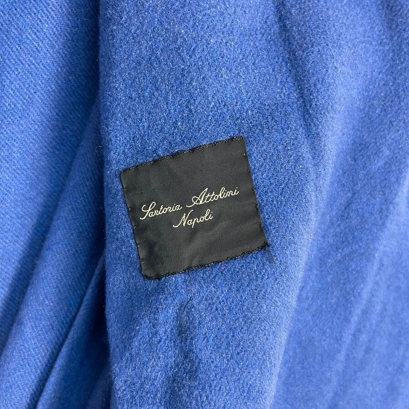 Other Sartoria Attolini Napoli Blue Cashmere Blazer Made In Italy Size M / US 6-8 / IT 42-44 - 2 Thumbnail