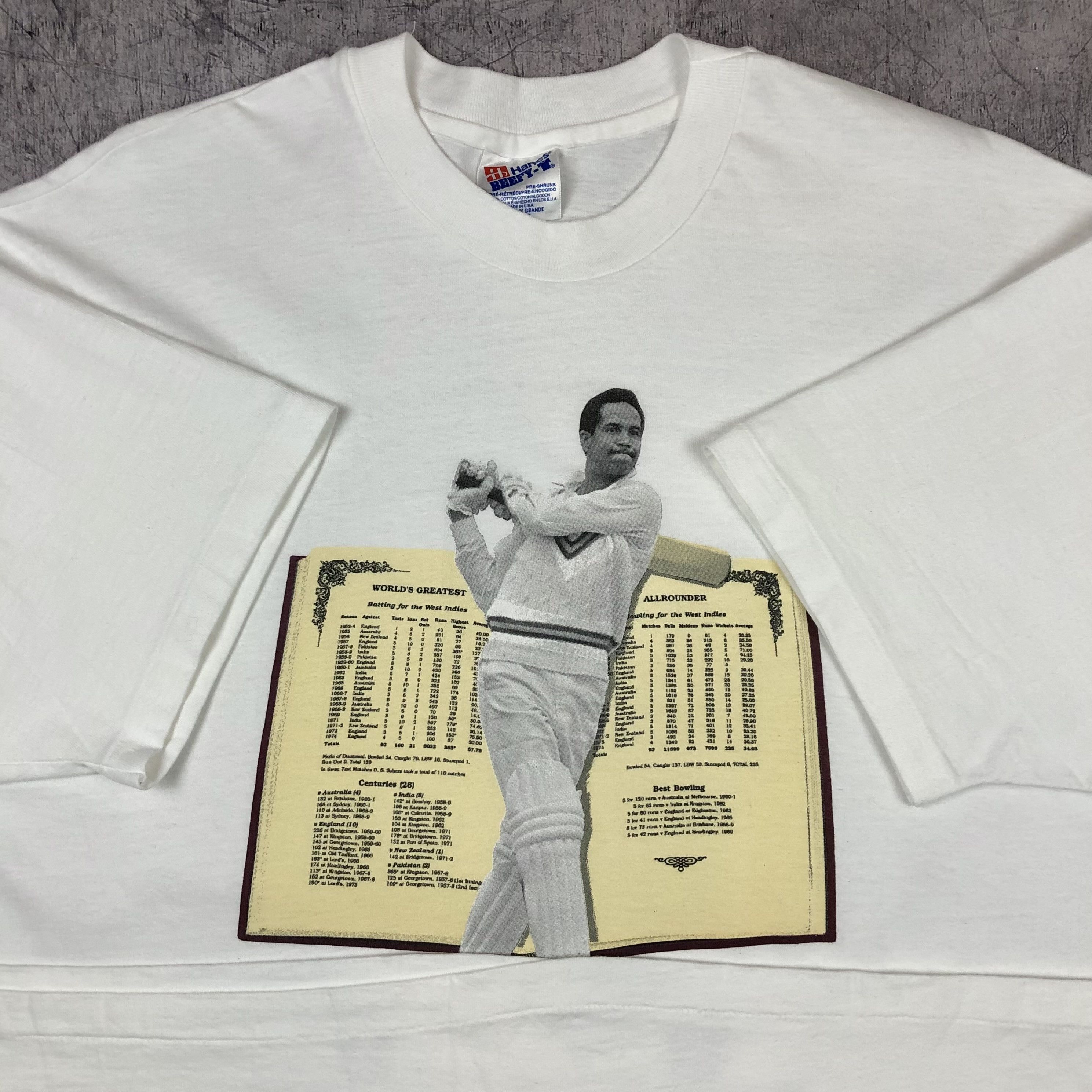 Vintage 1994 Cricket Worlds Greatest Allrounder Tee Size US XL / EU 56 / 4 - 4 Thumbnail