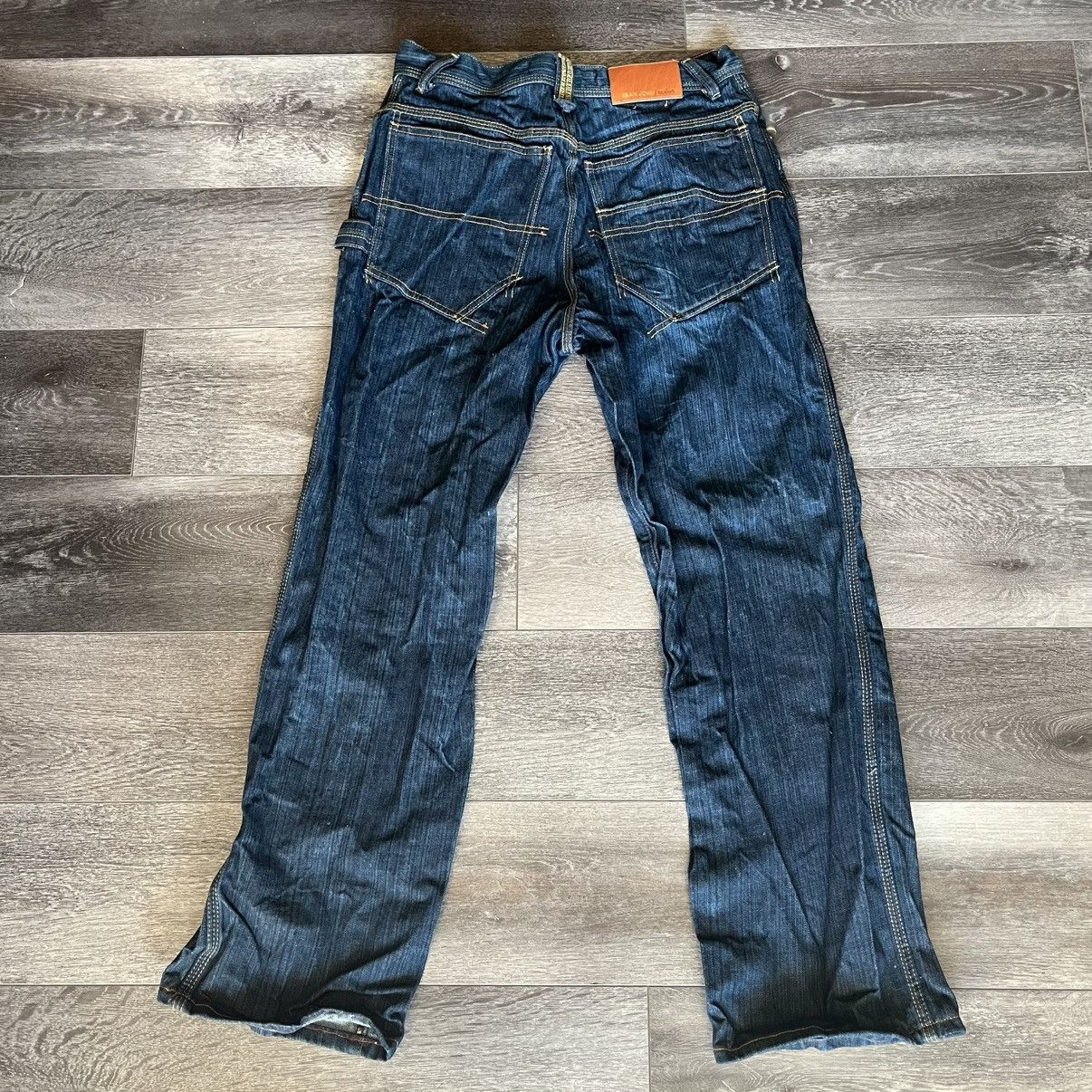 Sean John × Vintage Vintage 2000s Sean John Baggy Straight Denim Jeans 30x30 Y2K Size US 30 / EU 46 - 1 Thumbnail