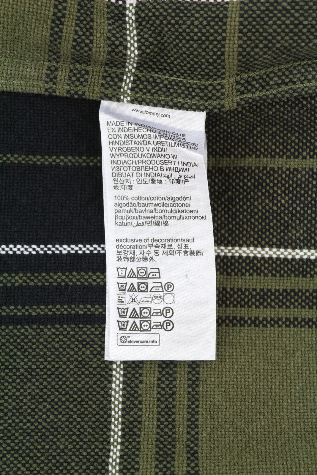 Tommy Hilfiger BRUSHED CHECK 2XL Overshirt Flannel Thick Button Top 85205 Size US XL / EU 56 / 4 - 5 Thumbnail