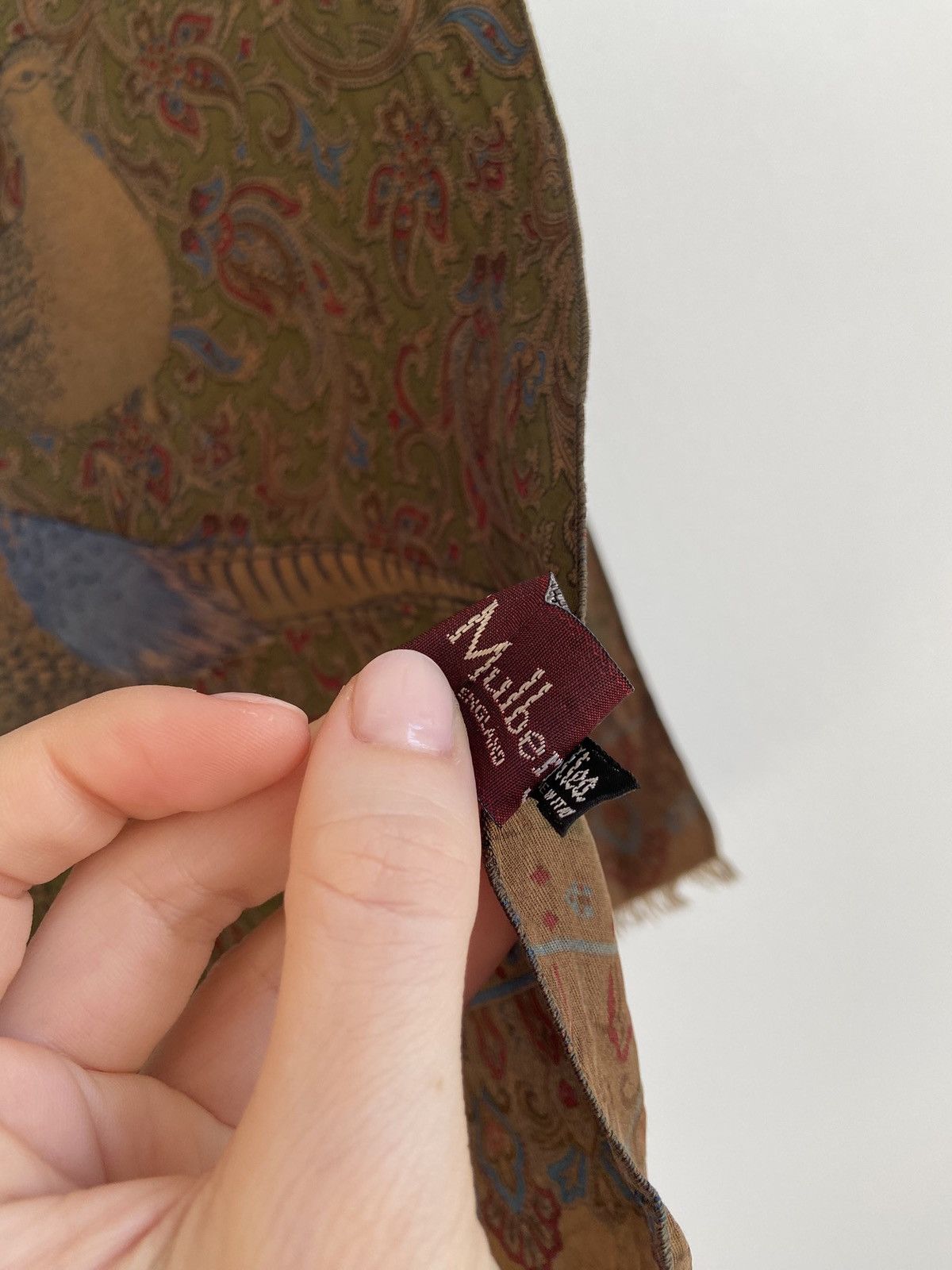 Mulberry Mulberry Silk Scarf Size ONE SIZE - 5 Thumbnail