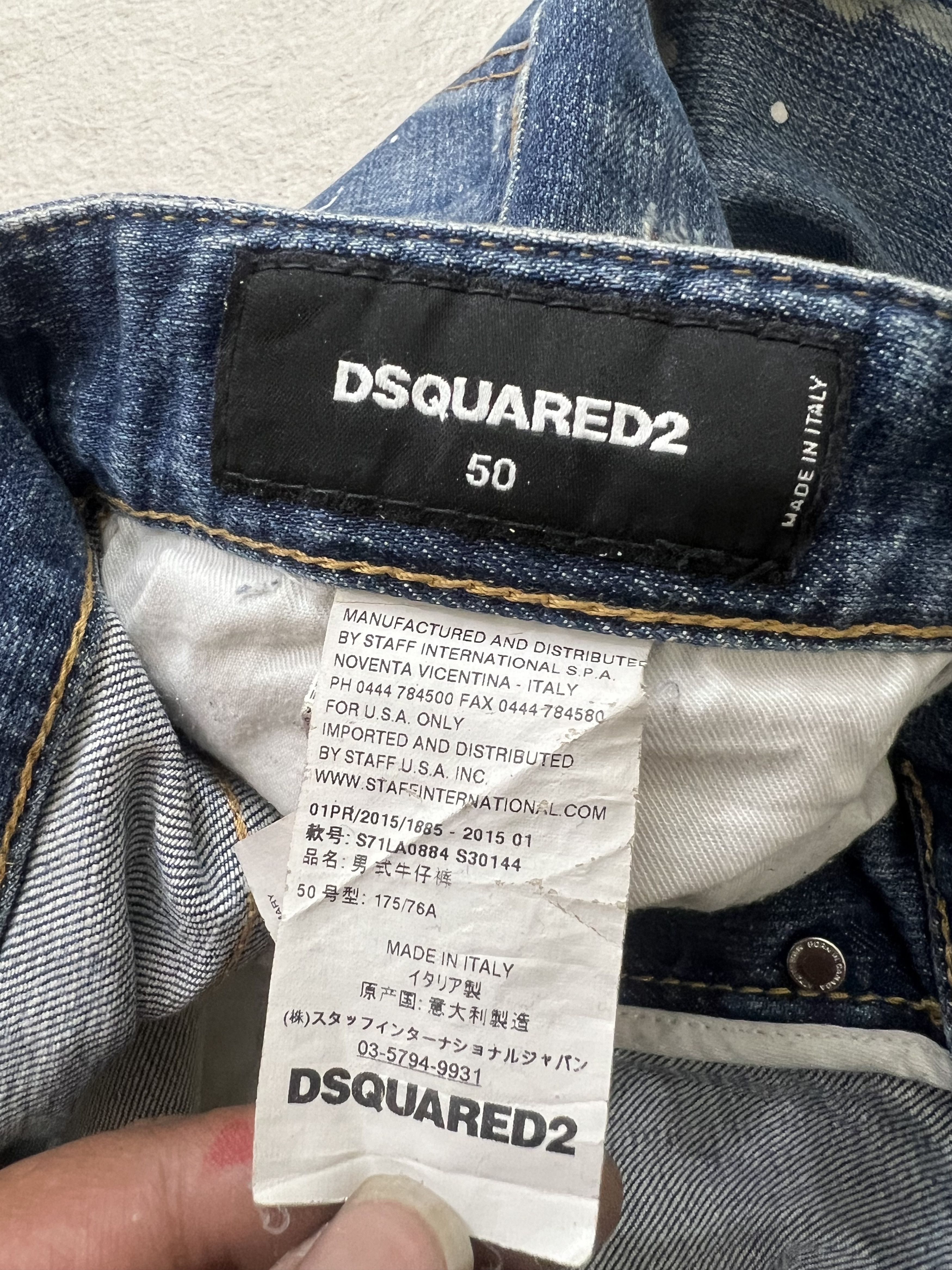 Dsquared2 2000s Dsquared2 Distressed Destroy Wash Jeans y2k Lgb Ifsix Size US 32 / EU 48 - 9 Thumbnail