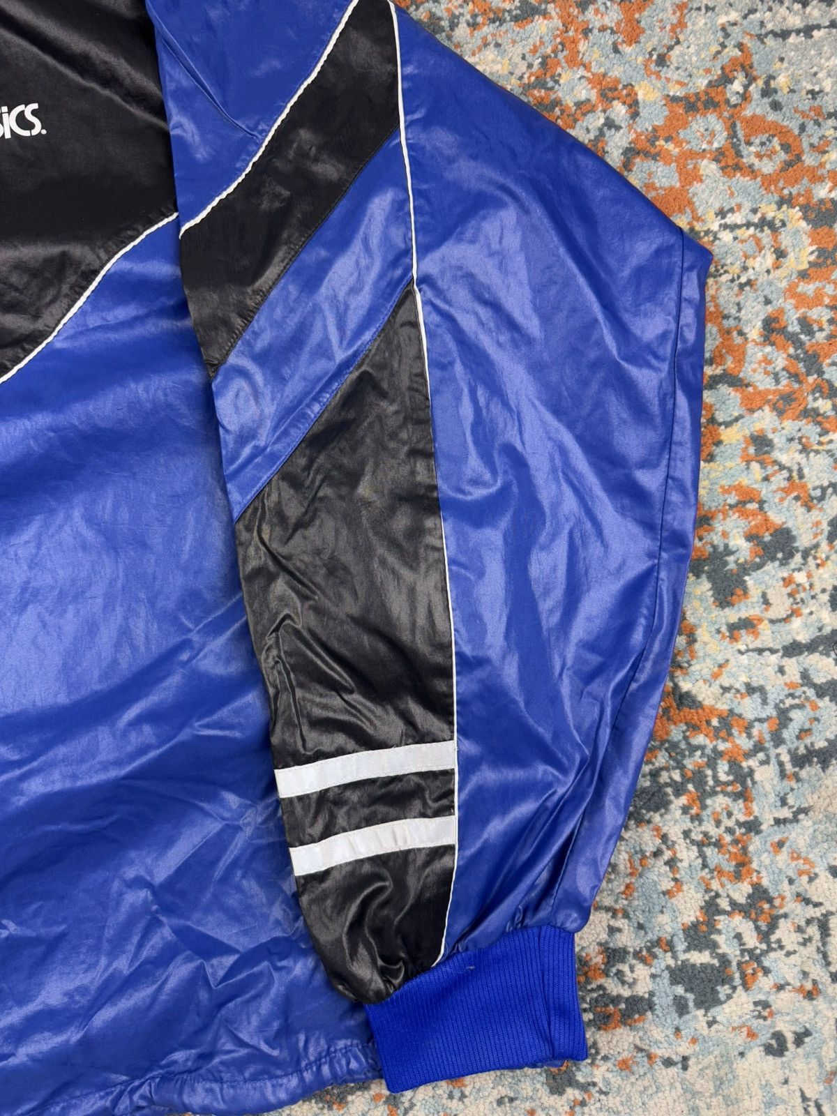 Other Vintage 90s ASICS baggy tracksuit set jacket and pants Size US XXL / EU 58 / 5 - 10 Thumbnail