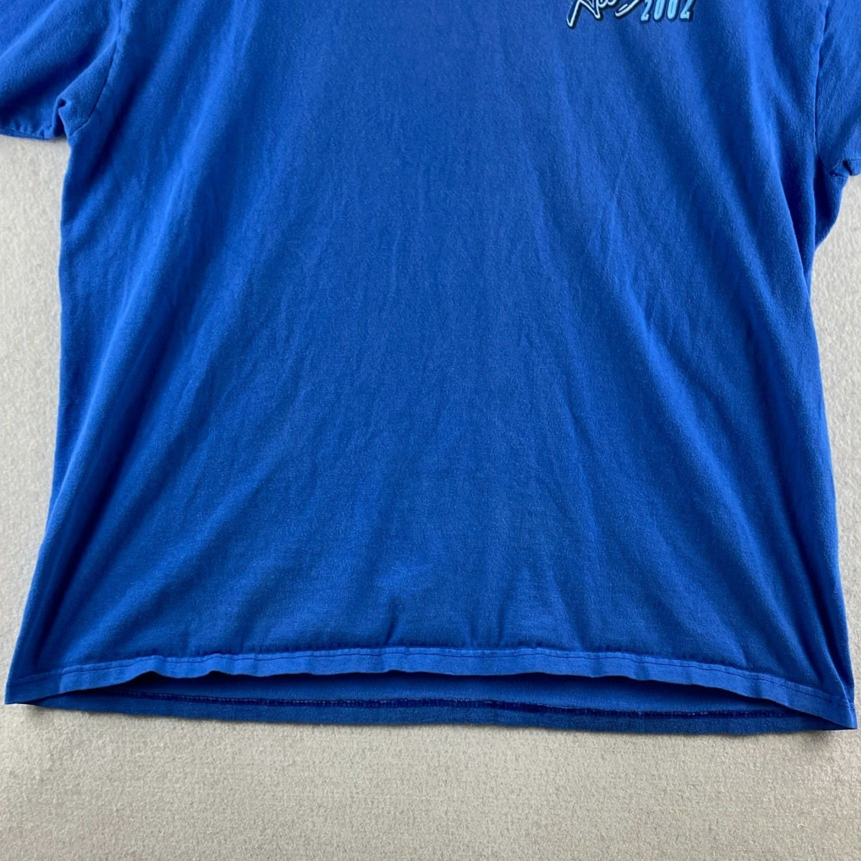 Hanes VINTAGE Hanes Beefy-T Shirt Mens XL Blue 2002 All Stars Mira Mesa Little League Short Sleeve Baseball Men XL Blue Logo Cotton Knit Size US XL / EU 56 / 4 - 4 Thumbnail