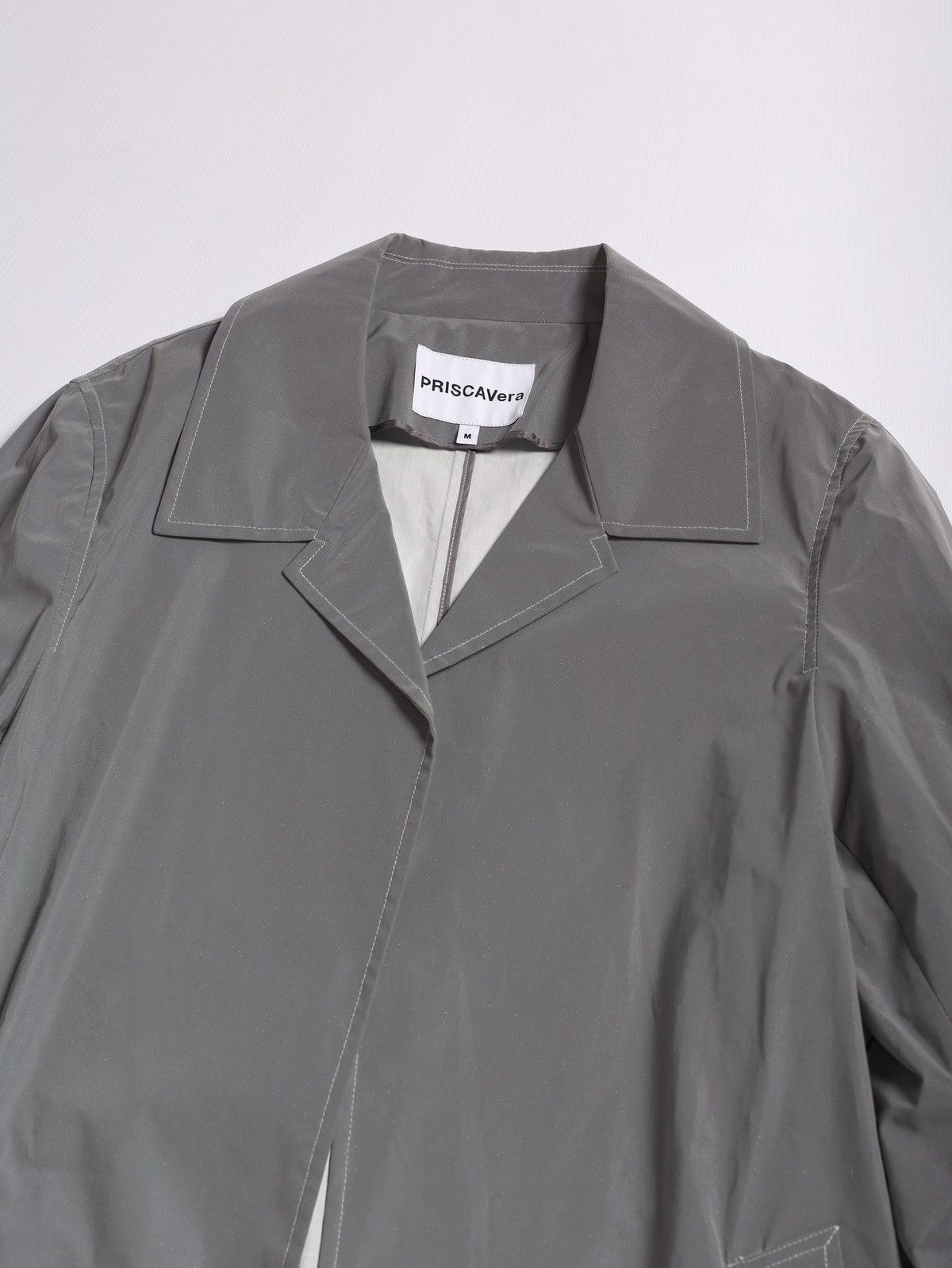 PRISCAVera Priscavera New York Full Reflective Rain Coat Jacket Rare Size M / US 6-8 / IT 42-44 - 9 Thumbnail