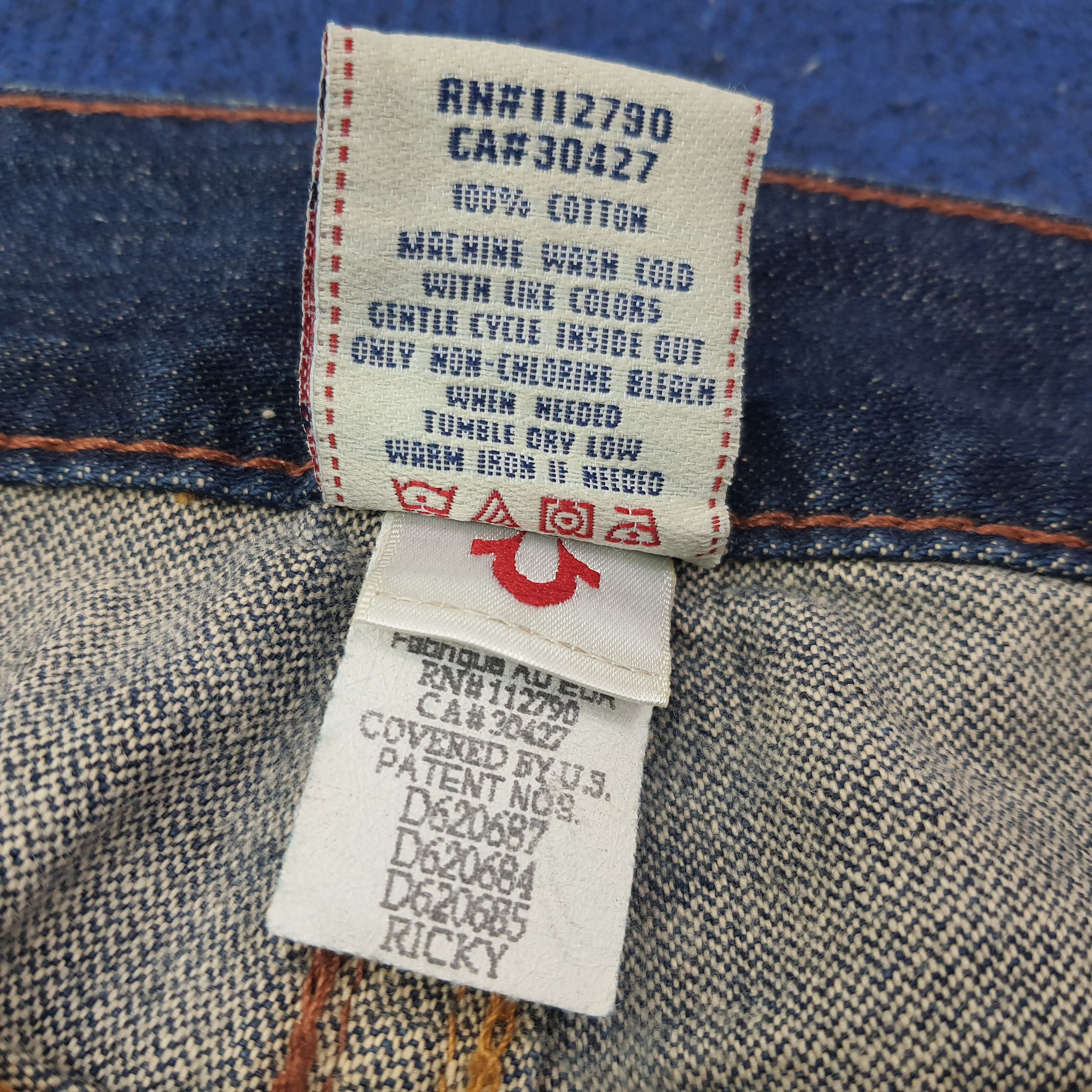 True Religion Vintage True Religion American Denim Jeans C258N2 Size US 37 - 8 Thumbnail