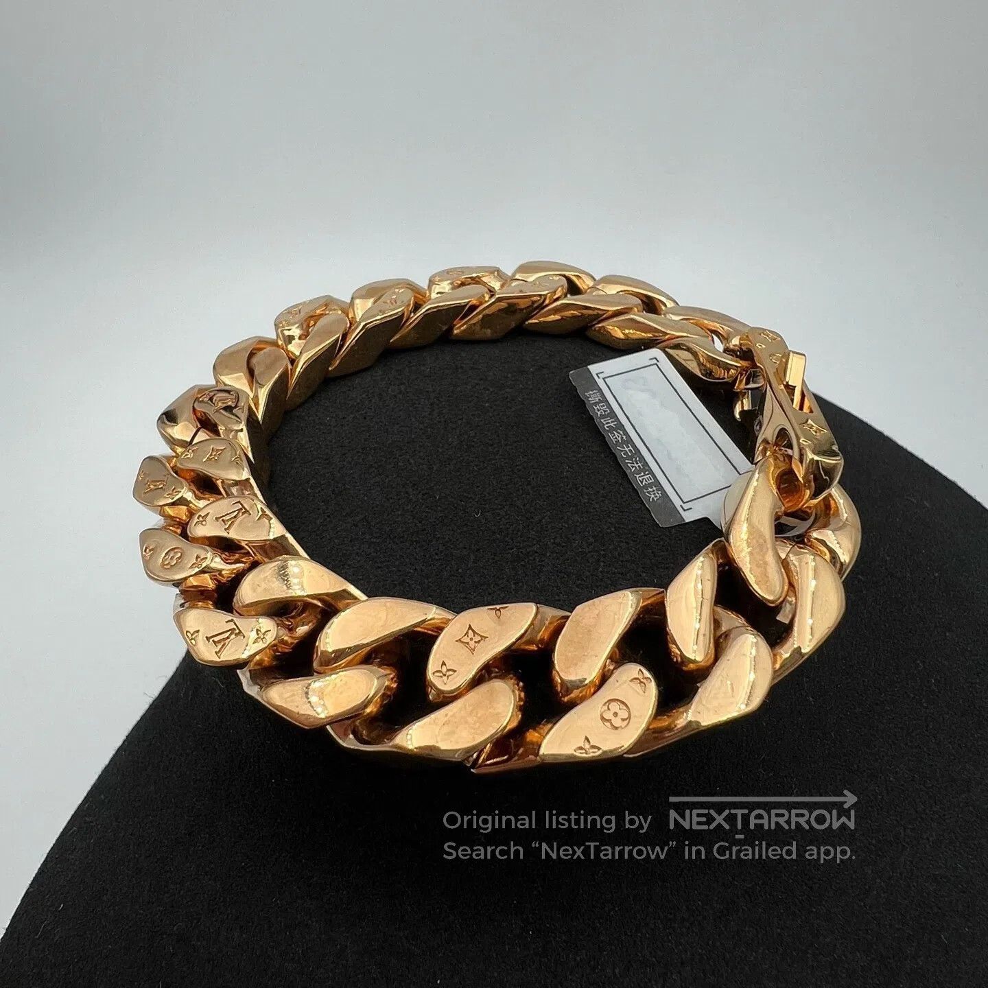Louis Vuitton Louis Vuitton Golden Cuban chain Size ONE SIZE - 1 Thumbnail