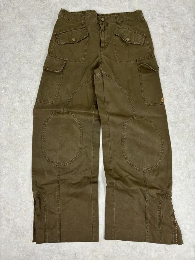 Dolce & Gabbana SS2003 Dolce & Gabbana Khaki Military Cargo Pants Size US 32 / EU 48 - 5 Thumbnail