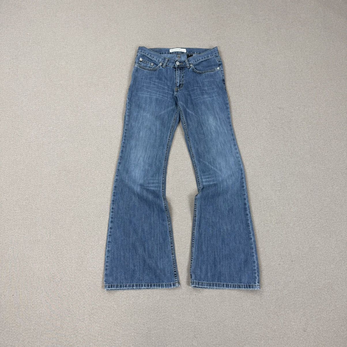 Diesel 00s DIESEL FLARED BOOTCUT DENIM JEANS Y2K Size 26" / US 2 / IT 38 - 2 Thumbnail