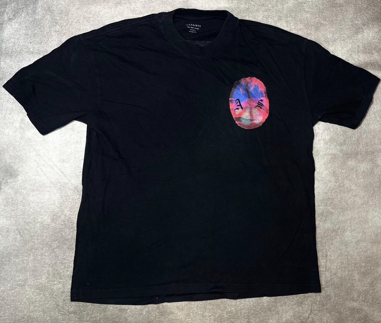 Allsaints × Japanese Brand Mens AllSaints T Shirt tee streetwear All Saints Luxury Size US L / EU 52-54 / 3 - 1 Thumbnail