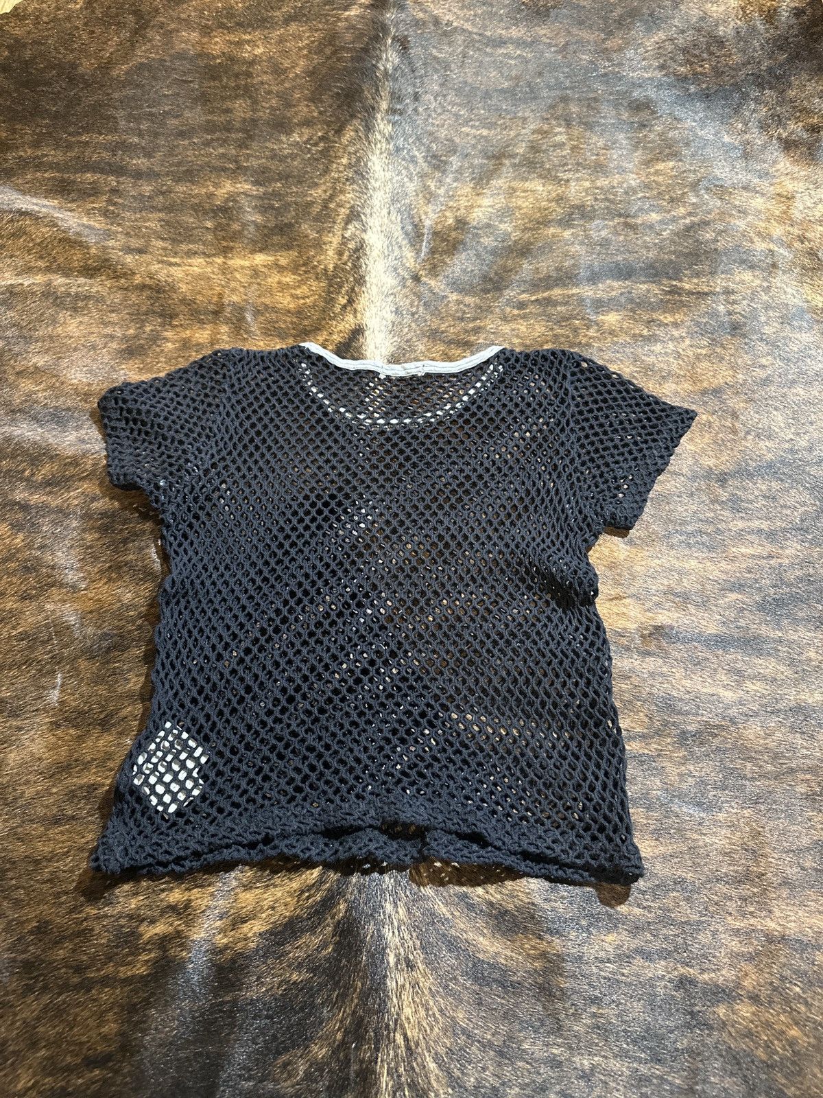 Comme des Garcons SS2000 fishnet T-shirt Size US S / EU 44-46 / 1 - 2 Thumbnail
