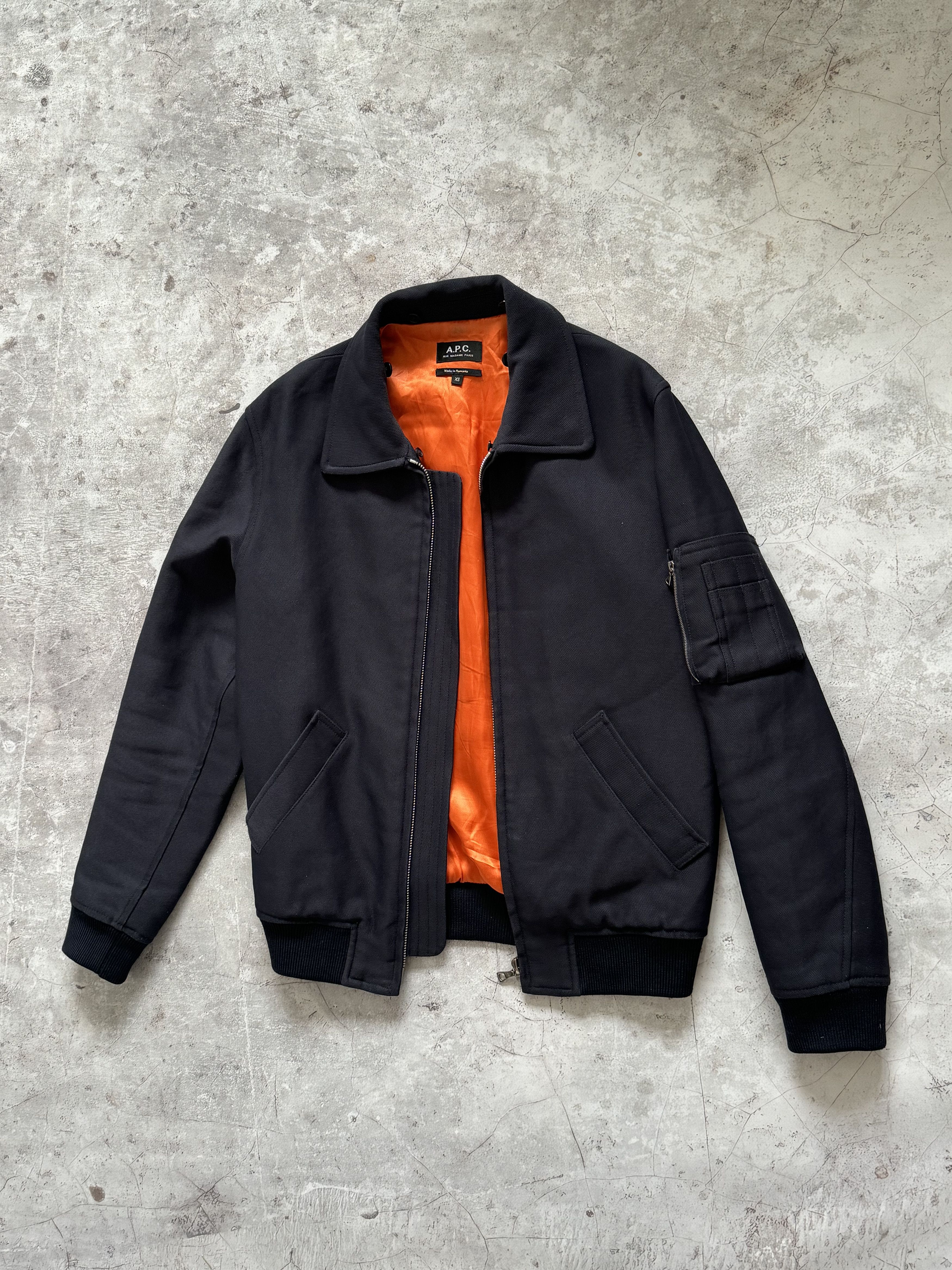A.P.C. A.P.C. cotton and polyamide bomber jacket Size US XS / EU 42 / 0 - 1 Thumbnail