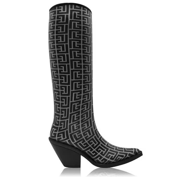Balmain o1g2r1mq0924 Boots in Ivoire & Noir Size US 7 / IT 37 - 1 Thumbnail