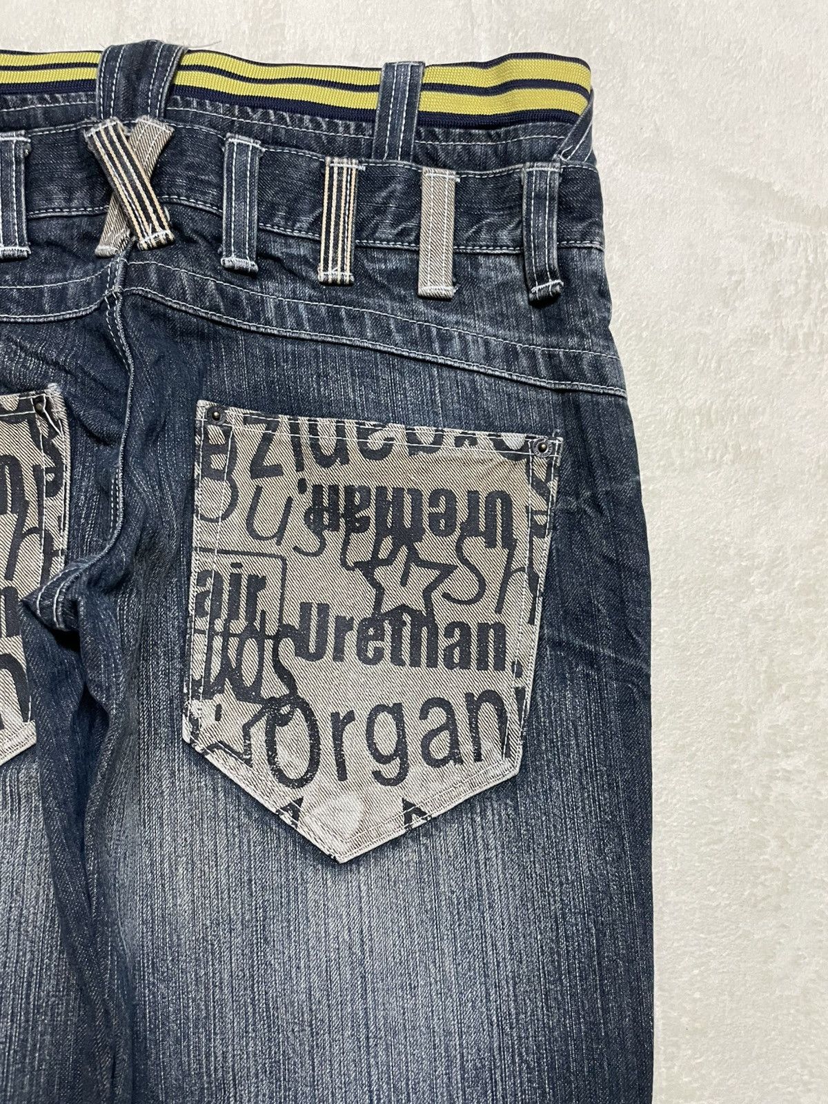 Japanese Brand Vintage Japanese Brand Mudwash Double Waist Rare Jeans Size US 32 / EU 48 - 13 Thumbnail