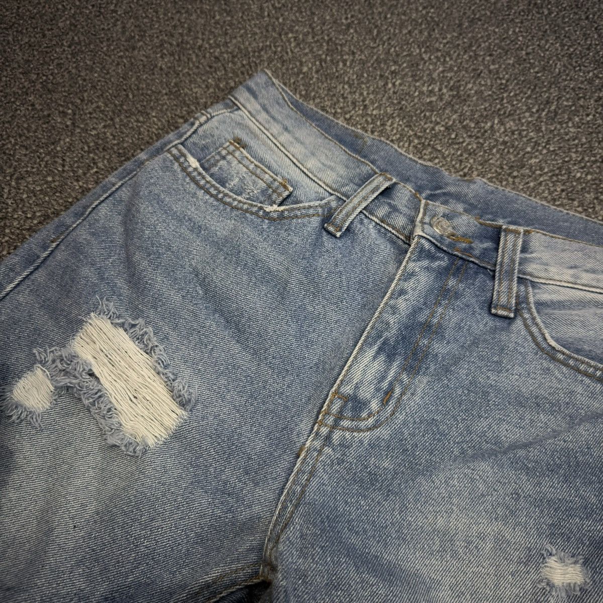 Warehouse Japanese Denim Warehouse Lady Distressed Jeans Size 28" / US 6 / IT 42 - 11 Thumbnail