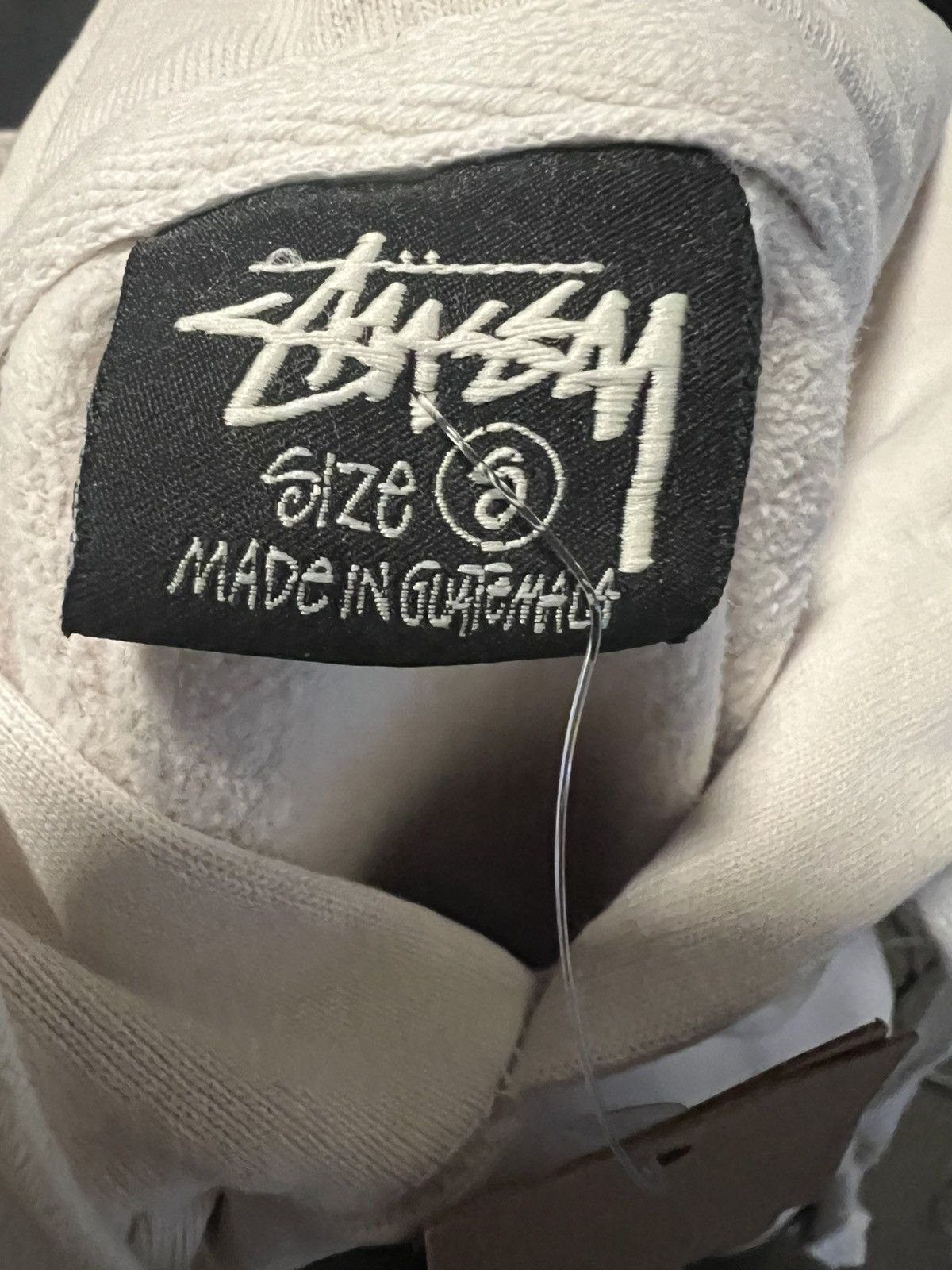 Stussy Stussy basic hoodie pigment dyed natural size small Size US S / EU 44-46 / 1 - 4 Thumbnail