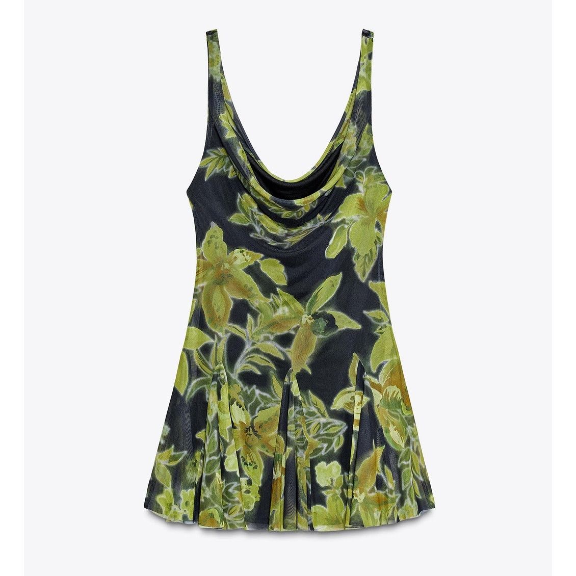 Zara ZARA Printed Draped Mini Dress NWT Size M / US 6-8 / IT 42-44 - 23 Thumbnail