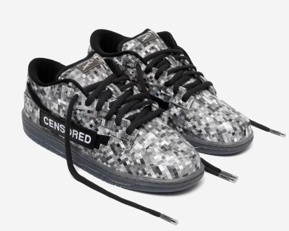 Fugazi Fugazi Censored Dunk Low Size 11 New Size US 11 / EU 44 - 1 Thumbnail