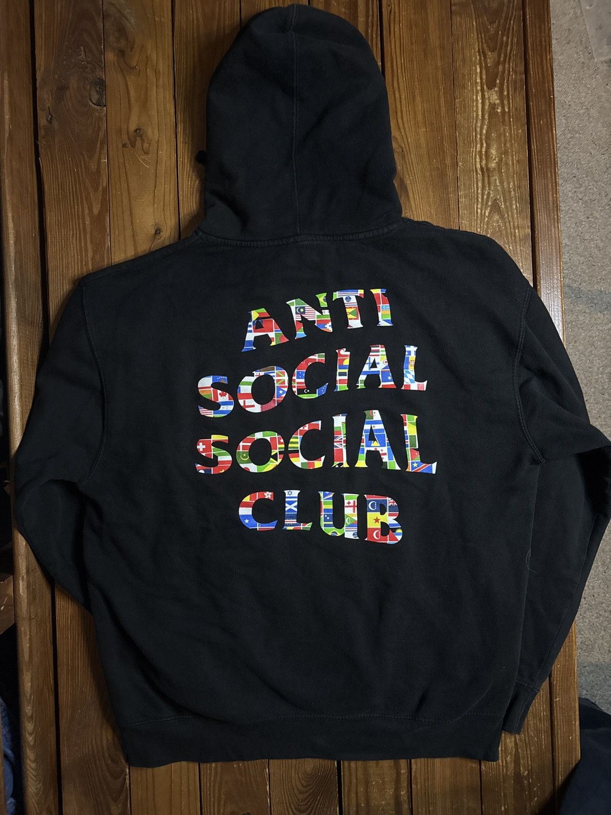 Anti Social Social Club Anti Social Social Club Black Flag Hoodie Size US L / EU 52-54 / 3 - 1 Thumbnail