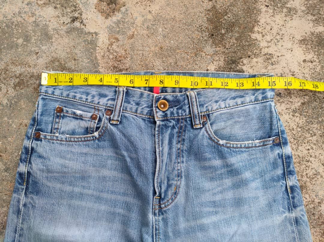 Japanese Brand × Jean × Vintage VINTAGE JAPANESE FADED BLUE DENIM JEANS PANTS Size US 30 / EU 46 - 7 Thumbnail