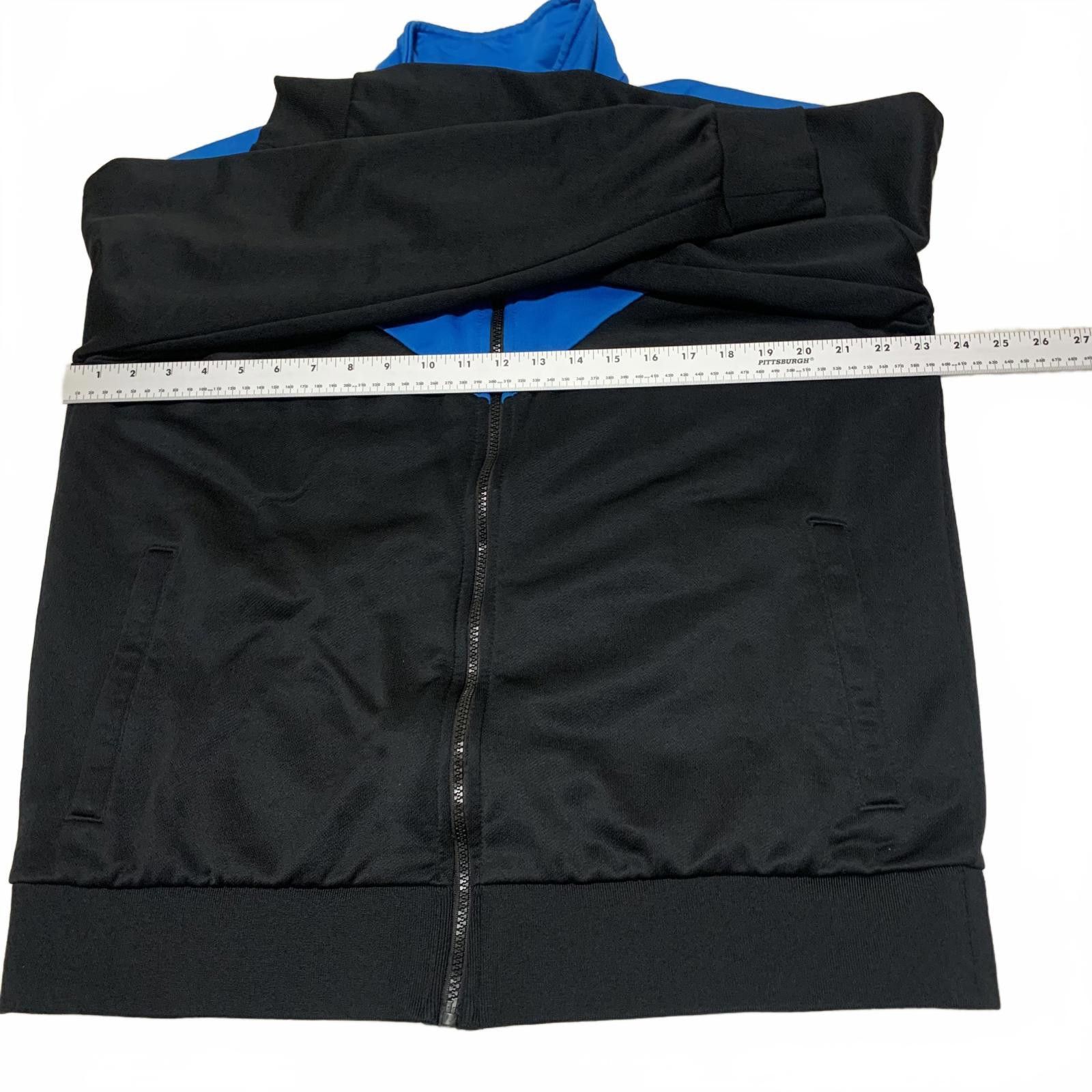Puma Puma Men's Size L Black Royal Blue Blue Track Jacket Zip Up Size US 34 / EU 50 - 6 Thumbnail