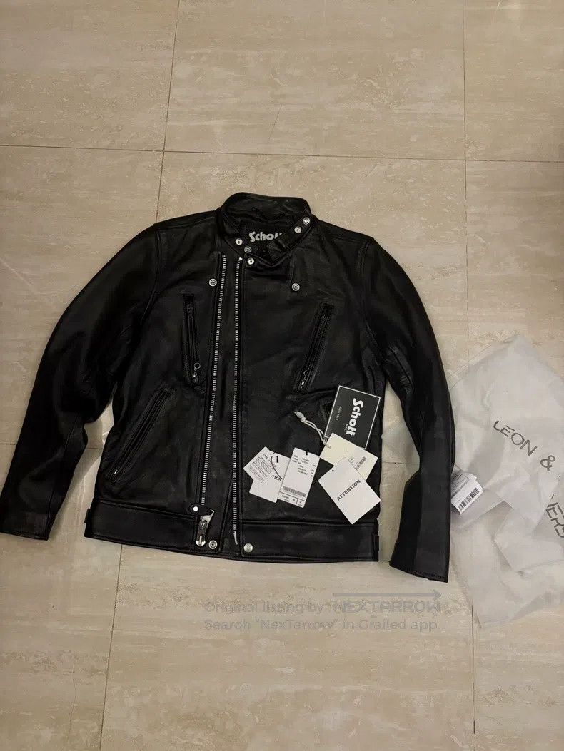 Schott Schott Leather coat Nissan sheepskin Size US M / EU 48-50 / 2 - 7 Thumbnail