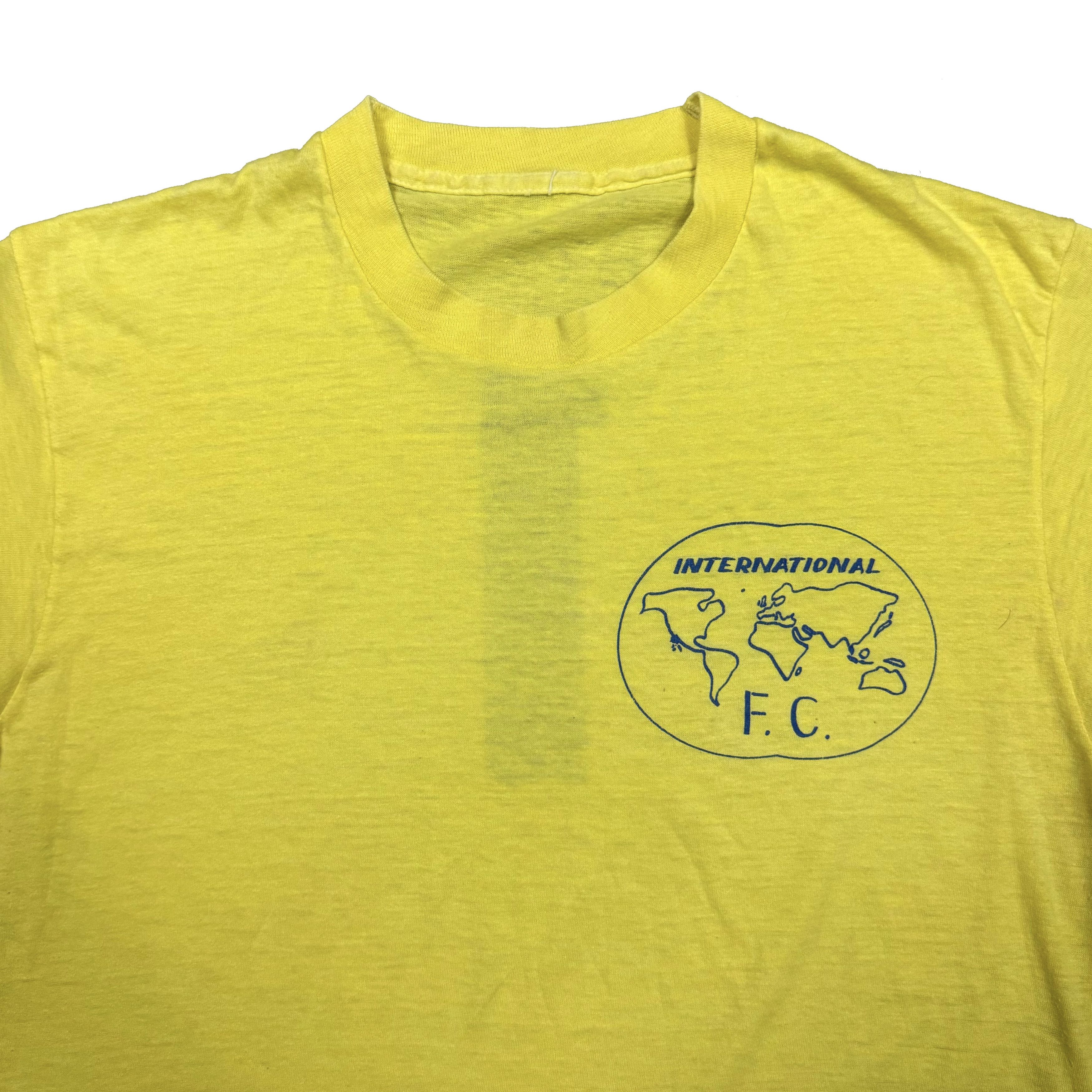 Vintage VTG 70s 80s International FC Soccer Team Goalkeeper T Shirt Size US M / EU 48-50 / 2 - 3 Thumbnail