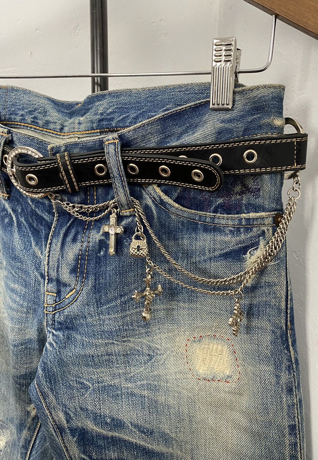 If Six Was Nine × Japanese Brand × Le Grande Bleu (L.G.B.) Ringer chain belt i6w9 style Size ONE SIZE - 6 Thumbnail