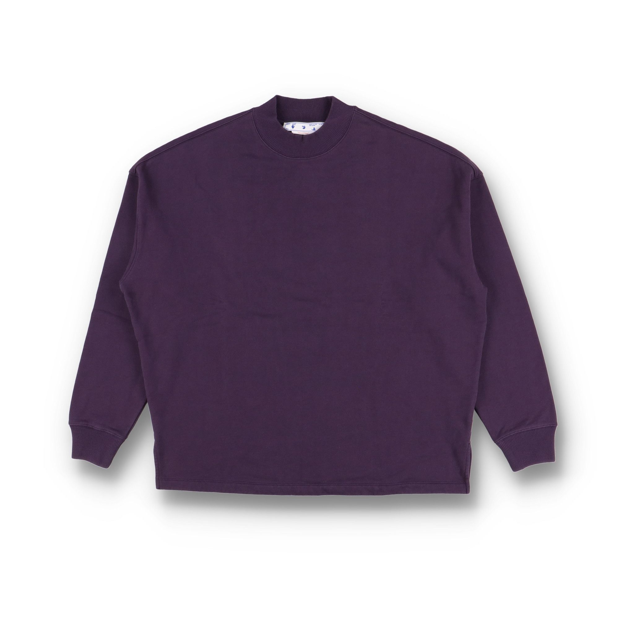 Off-White 1 of 1 Purple Plain Supersized Sweatshirt Size US M / EU 48-50 / 2 - 1 Thumbnail