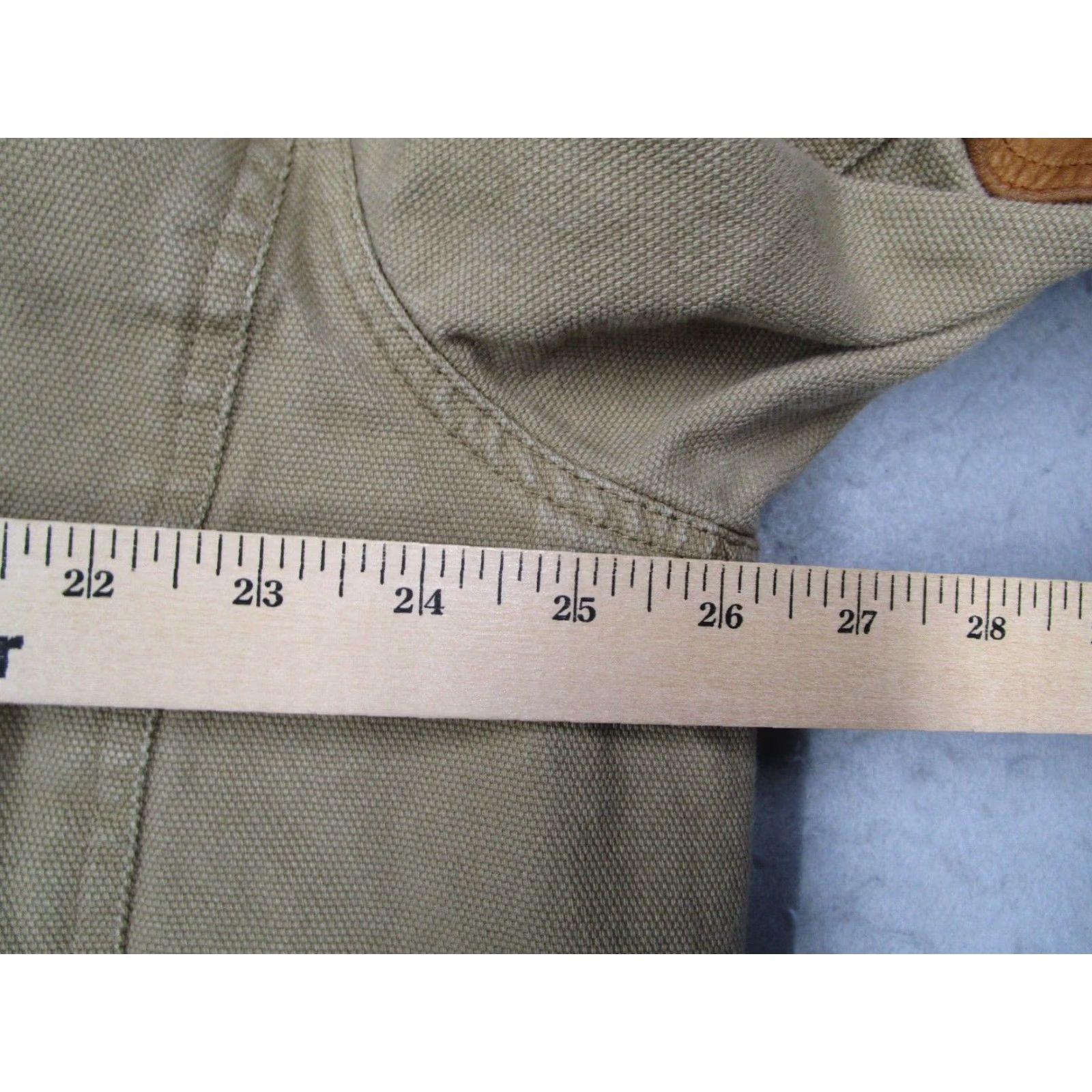Orvis VINTAGE Orvis Jacket Mens 48 Beige Canvas Short 2 Button Travel Hiking Hunting 90s Bohemian City Outdoor Mens Size US M / EU 48-50 / 2 - 7 Thumbnail