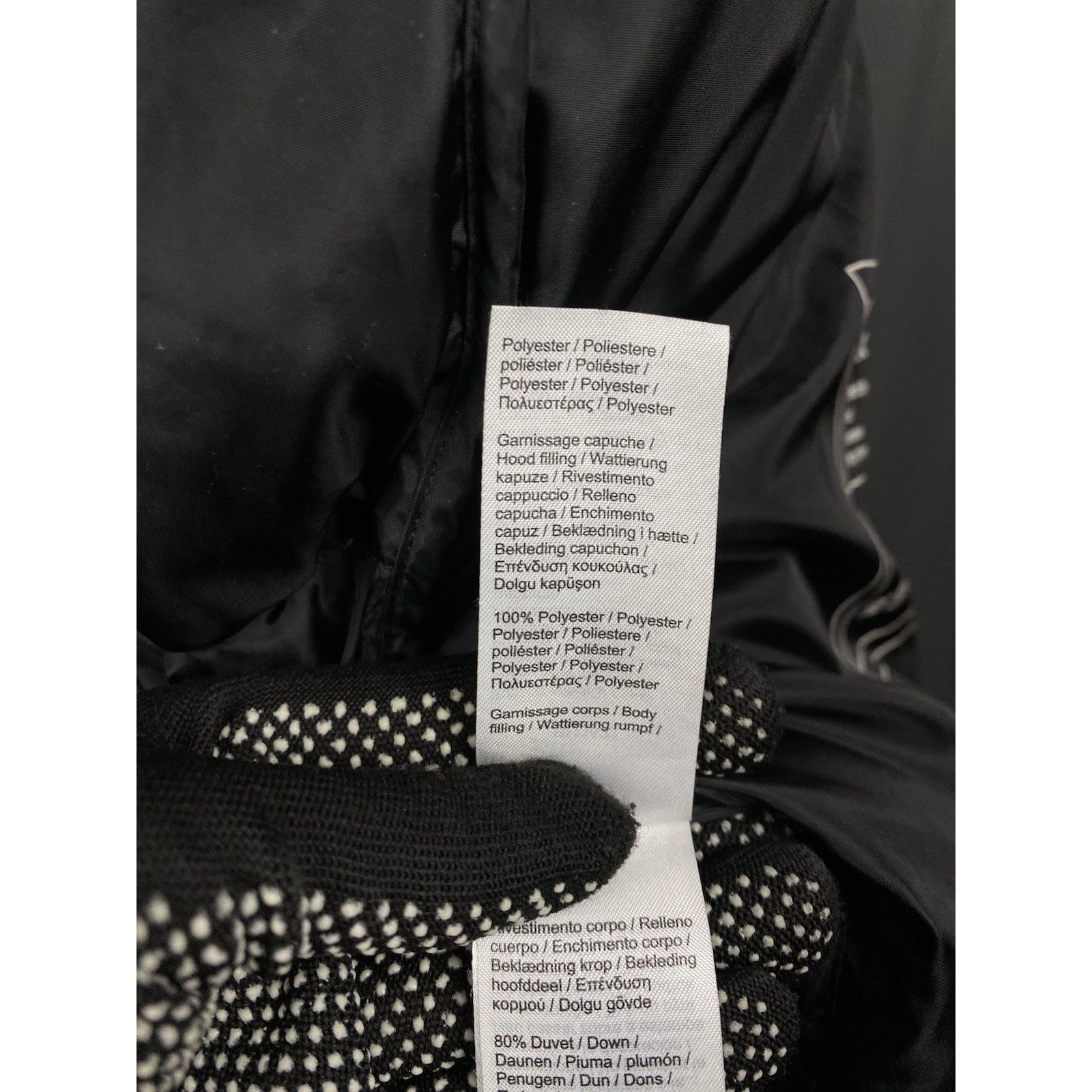 Lacoste Lacoste Big Logo Men's Black Down Insulated Puffer Jacket Si Size US XL / EU 56 / 4 - 19 Thumbnail