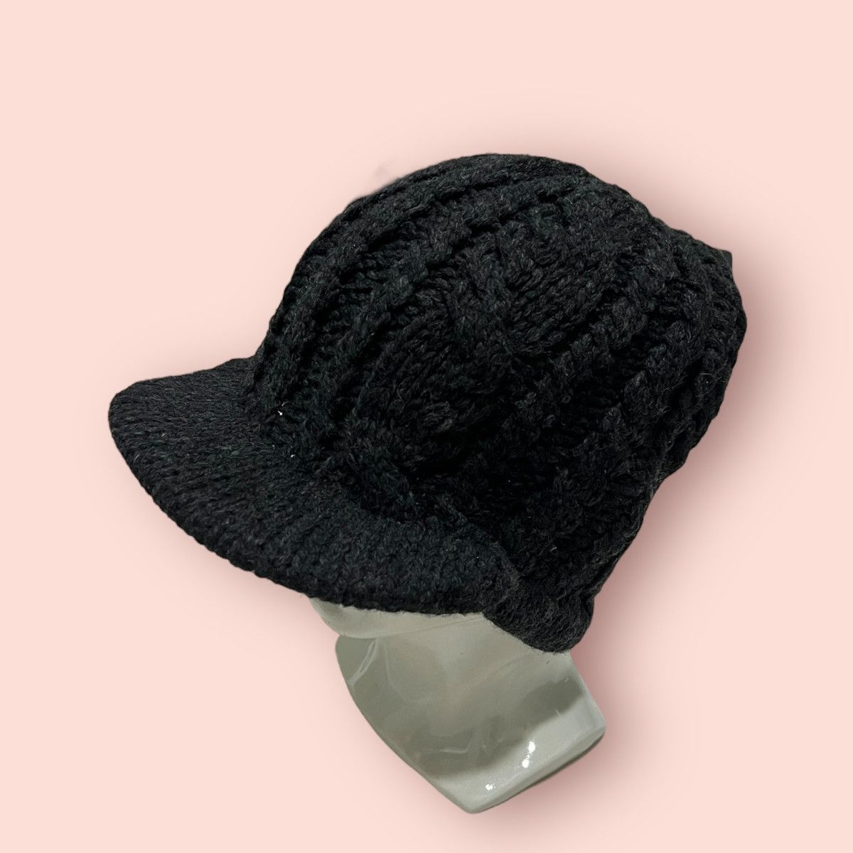 14th Addiction VINTAGE ELLESSE CABLE KNITTED ALT BEANIE HAT Size ONE SIZE - 16 Thumbnail