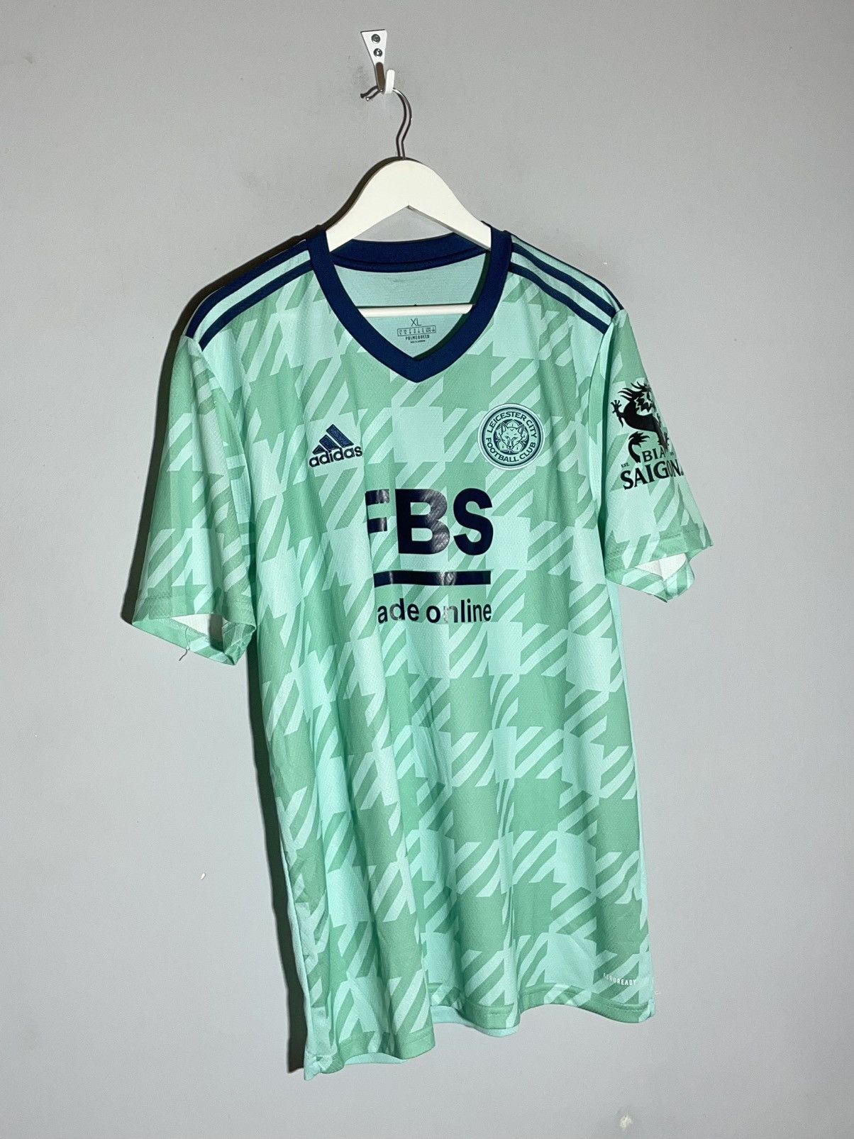 Adidas Leicester City Adidas 2021/22 Away Football Shirt Size US XL / EU 56 / 4 - 2 Thumbnail