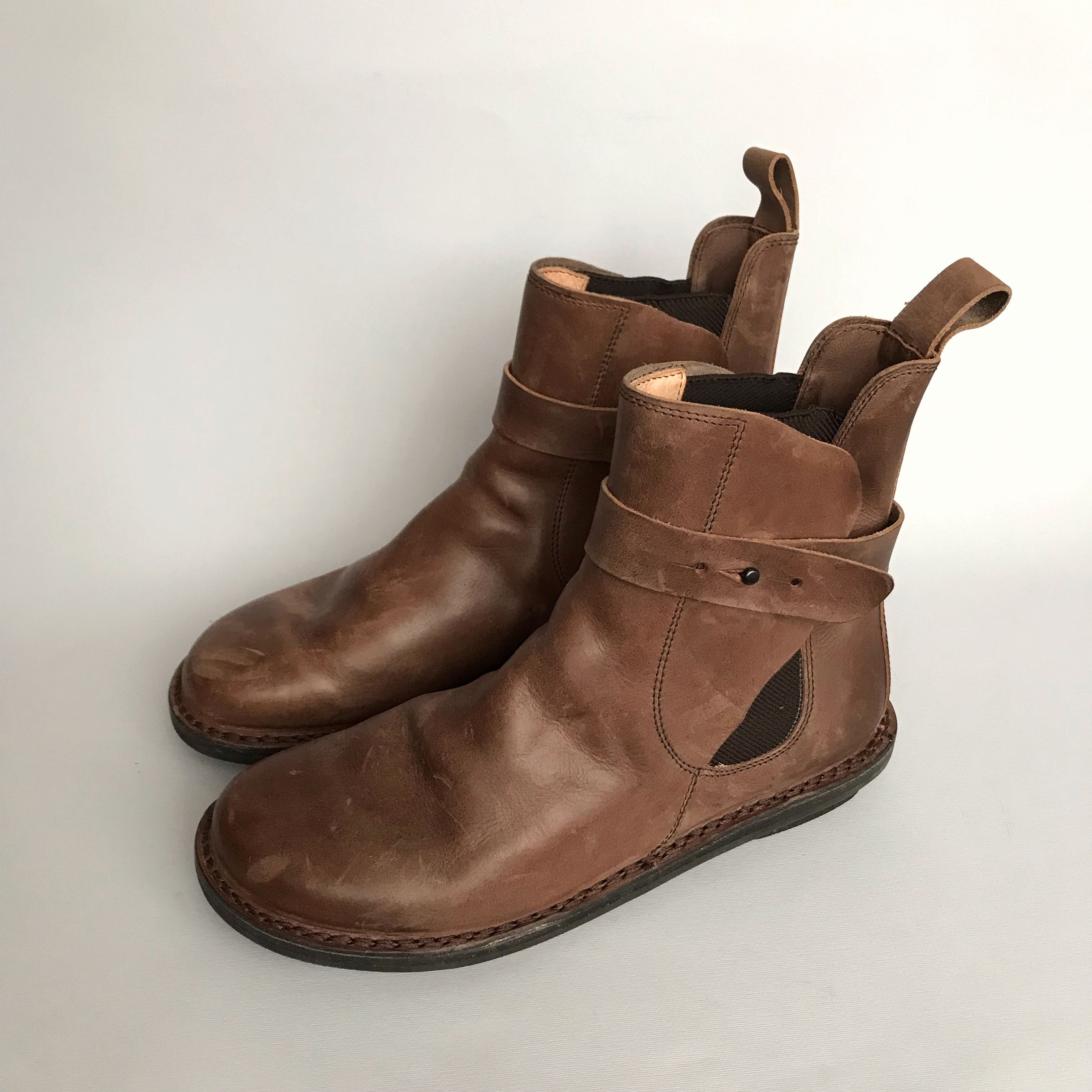 Trippen TRIPPEN TWO F AVANT GARDE UNISEX LEATHER CHELSEA BOOTS Size US 8.5 / IT 38.5 - 1 Thumbnail