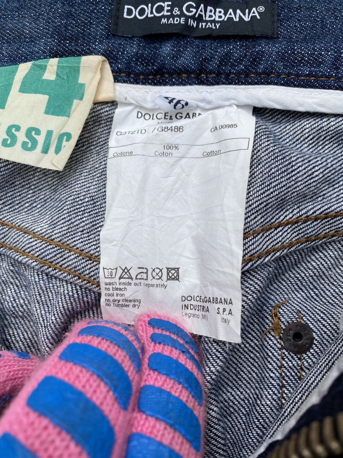 Dolce & Gabbana 2000s Dolce & Gabbana Italy Distressed Denim Size US 33 - 17 Thumbnail