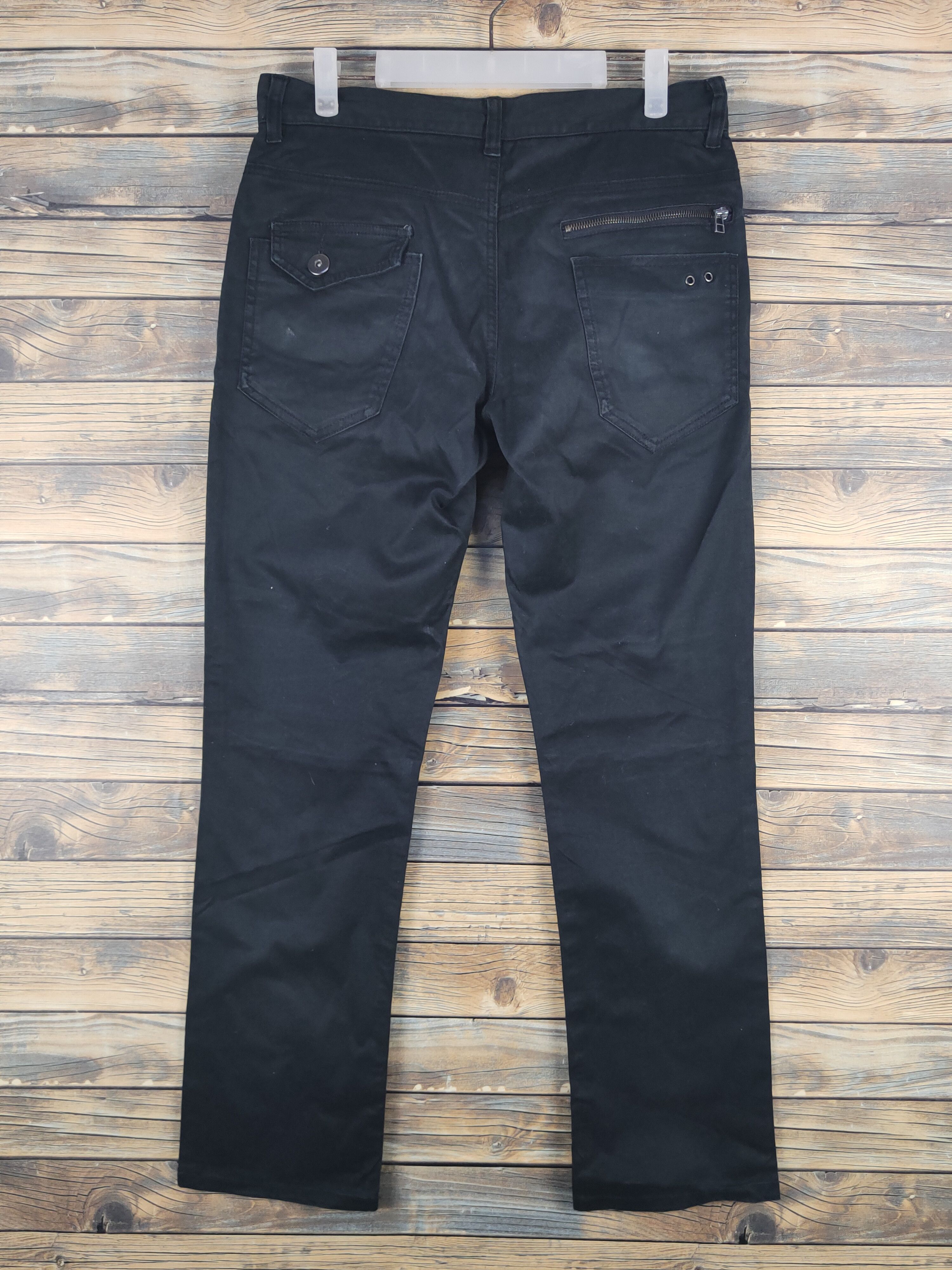 Japanese Brand DL Japanese Brand Black Multipocket Casual Pants #1584 Size US 30 / EU 46 - 7 Thumbnail
