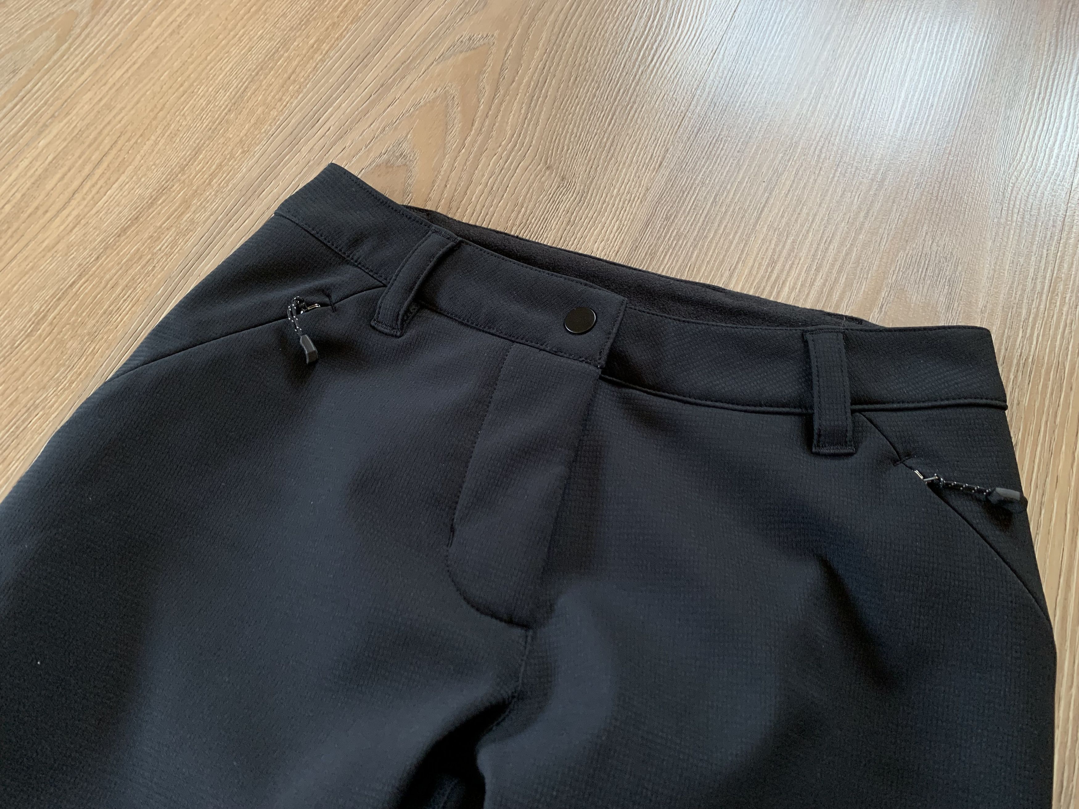 Reebok × Vintage Reebok Womens Black Softshell Trackking Pants Size 26" / US 2 / IT 38 - 4 Thumbnail