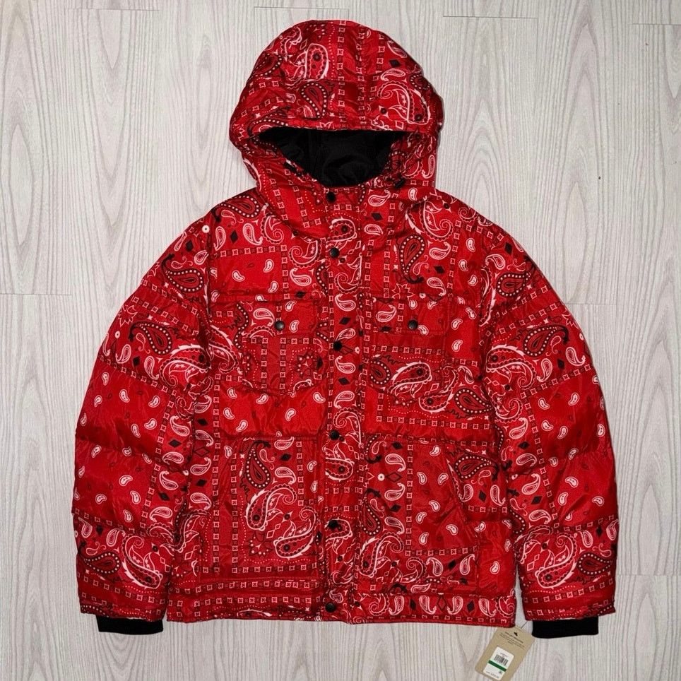Levi's Levi’s Red Paisley Puffer Jacket Size Mens Large Brand New Size L / US 10 / IT 46 - 1 Thumbnail