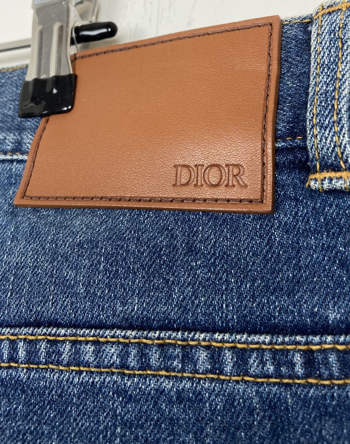 Dior × Stussy Dior x Stüssy Bee Embroidered Jeans Size US 33 - 11 Thumbnail