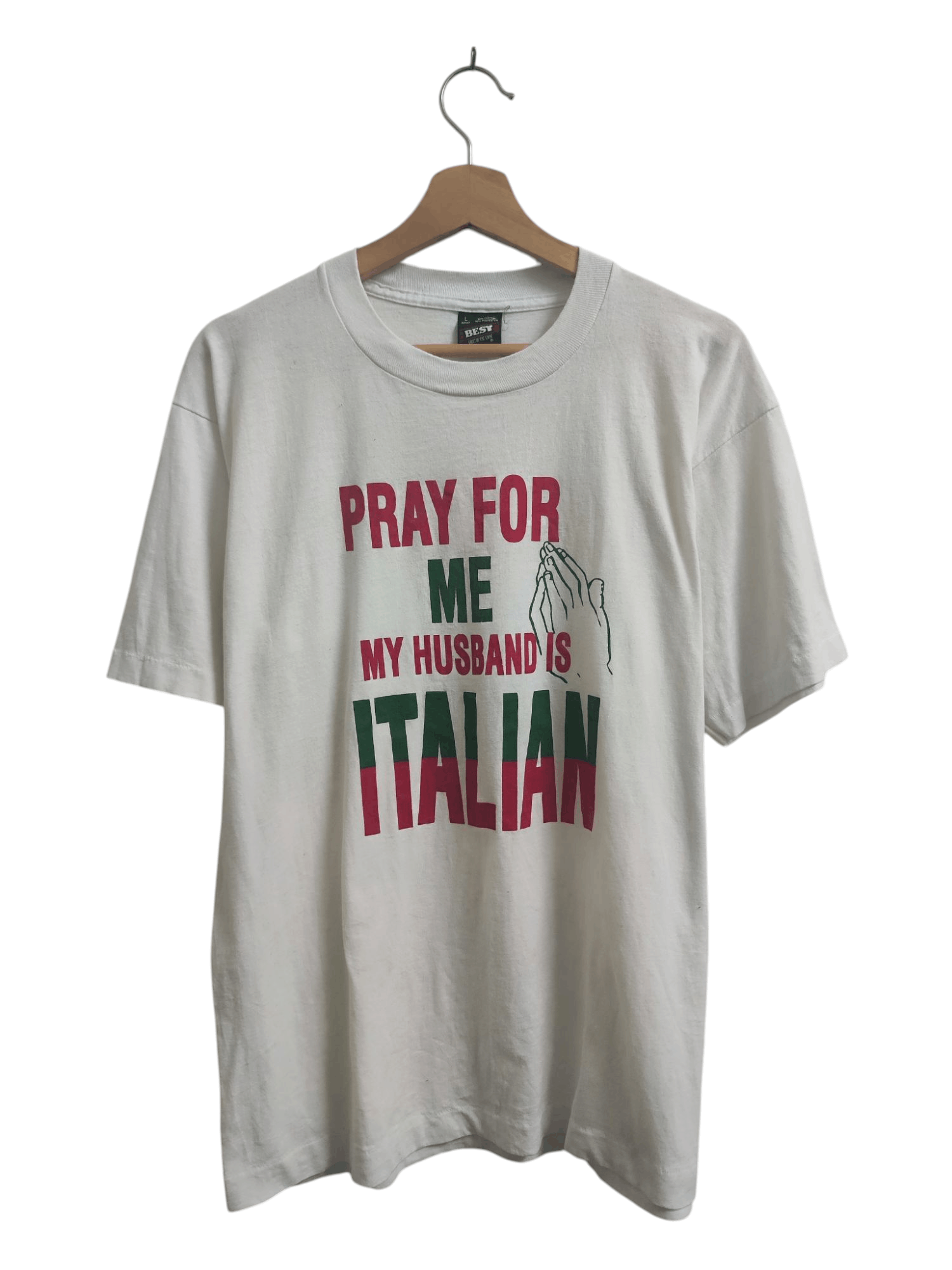 Vintage Vintage Wording Tee Size US L / EU 52-54 / 3 - 1 Thumbnail