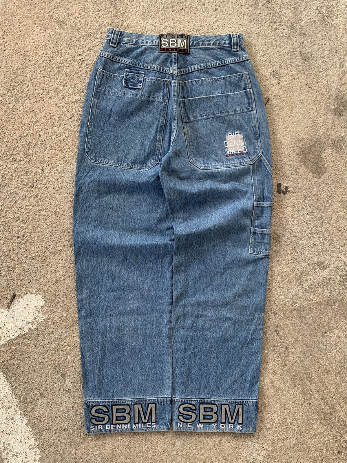 JNCO × Vintage Vintage SBM Sir benni miles new york baggy jeans Size US 31 - 1 Thumbnail
