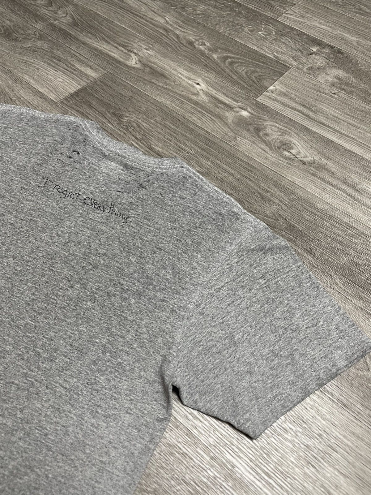 Supreme Supreme x Mike Hill Regretter Grey T-Shirt SS17 Size US M / EU 48-50 / 2 - 19 Thumbnail