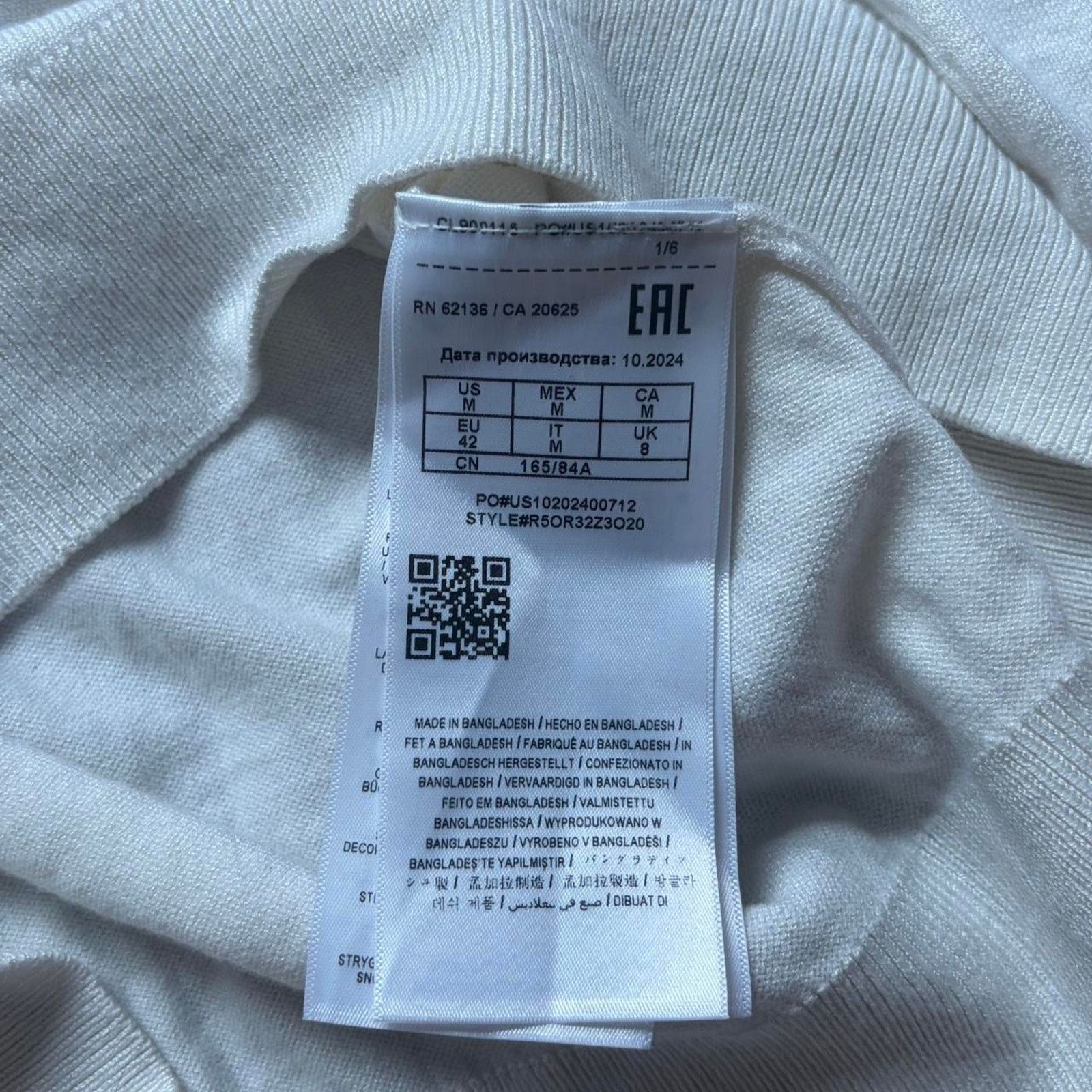 Guess Guess white knit long sleeve Size M / US 6-8 / IT 42-44 - 5 Thumbnail