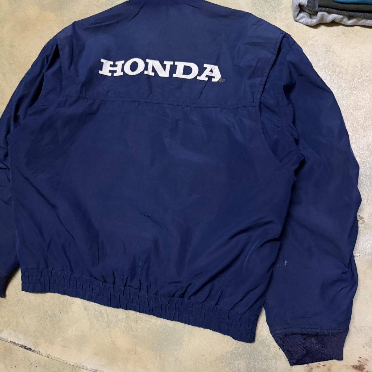Honda × Vintage Vintage Honda Racing Big Logo Zipper Jacket Size US XL / EU 56 / 4 - 15 Thumbnail