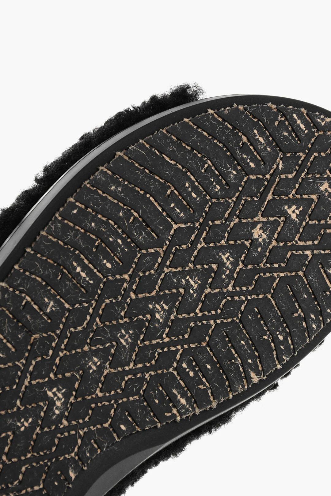 Marni og1mm0326 Shearling Slingback Sandals in Black Size US 9 / IT 39 - 5 Thumbnail