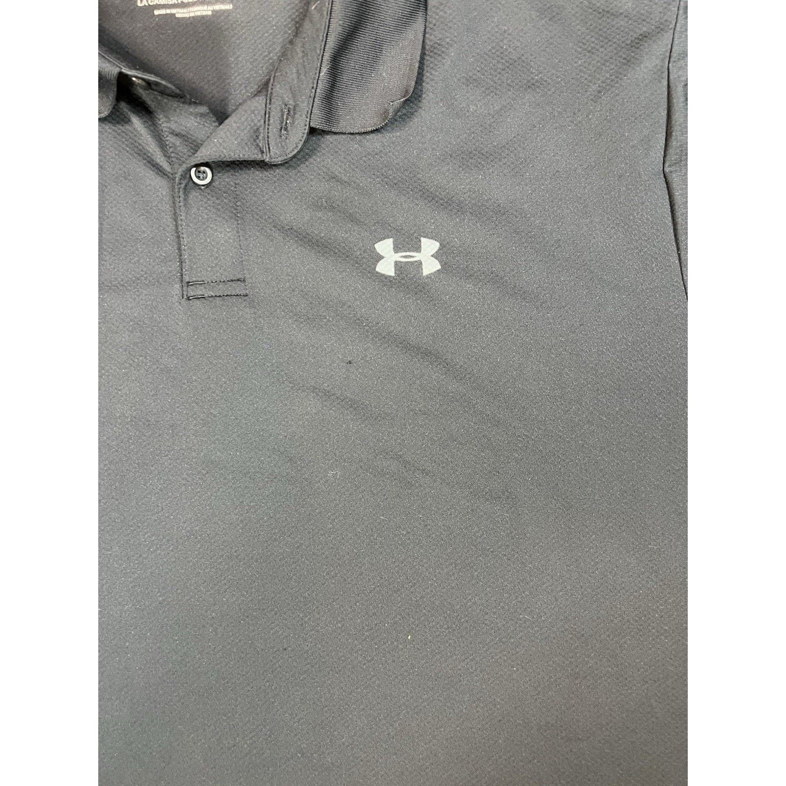 Under Armour Under Armour Polo Shirt Mens 2XL Black Size US XXL / EU 58 / 5 - 2 Thumbnail