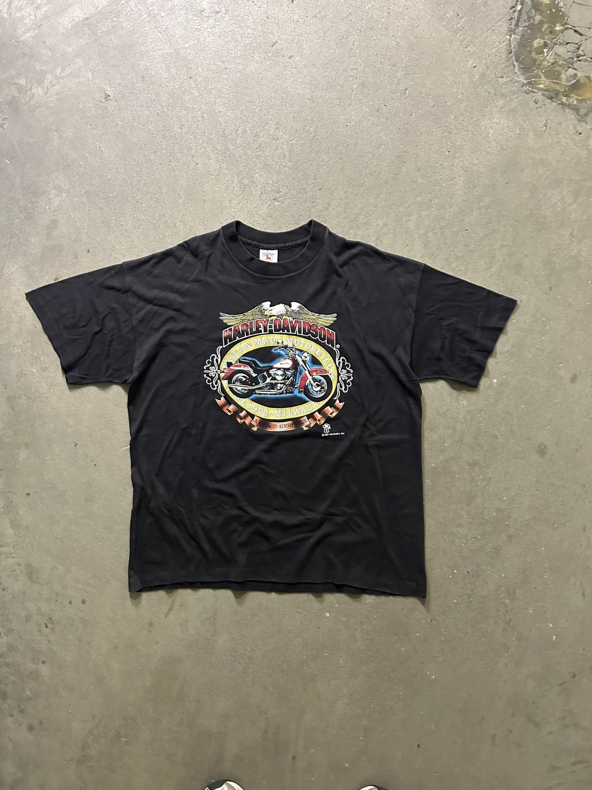 Harley Davidson Harley Davidson 1987 holoubek shirt Size US XXL / EU 58 / 5 - 1 Thumbnail